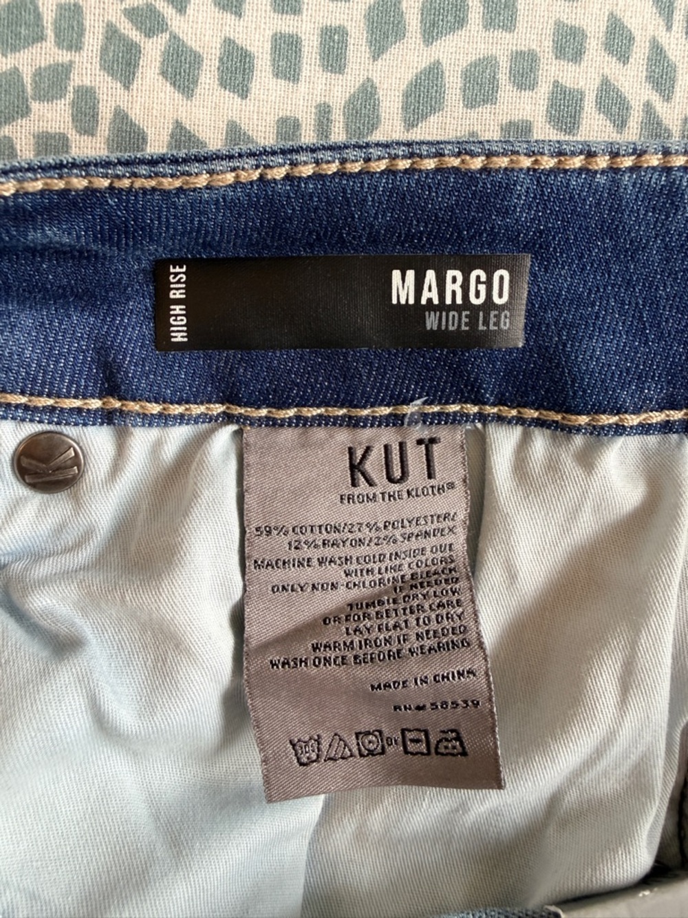 Kut from the Kloth | Margo High Rise Wide Leg Jeans - Picture 6 of 12